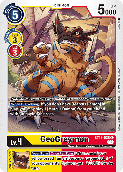 GeoGreymon - BT12-038