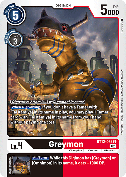 Greymon - BT12-062