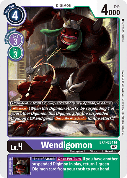 Wendigomon - EX4-054