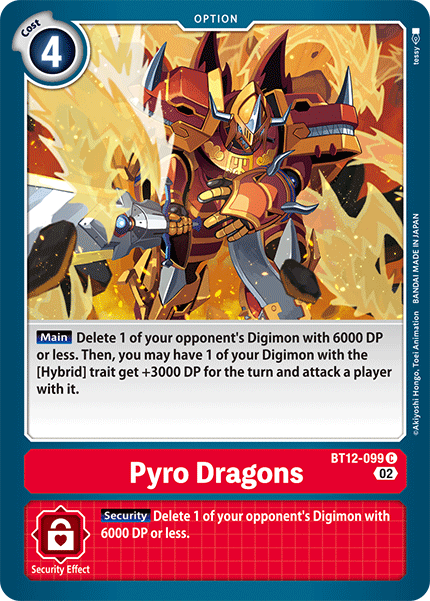 Pyro Dragons - BT12-099