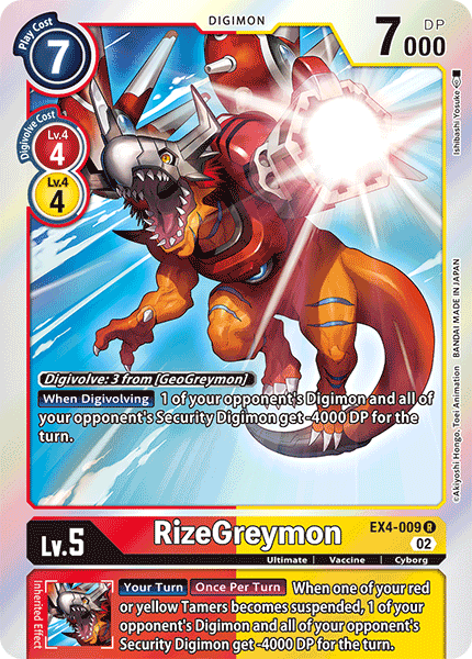 RizeGreymon - EX4-009