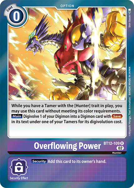 Overflowing Power - BT12-109