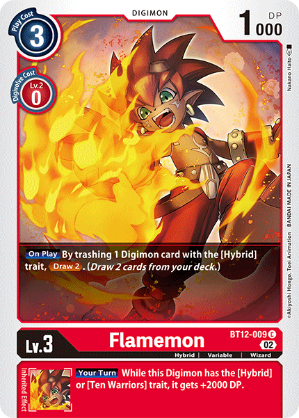 Flamemon - BT12-009