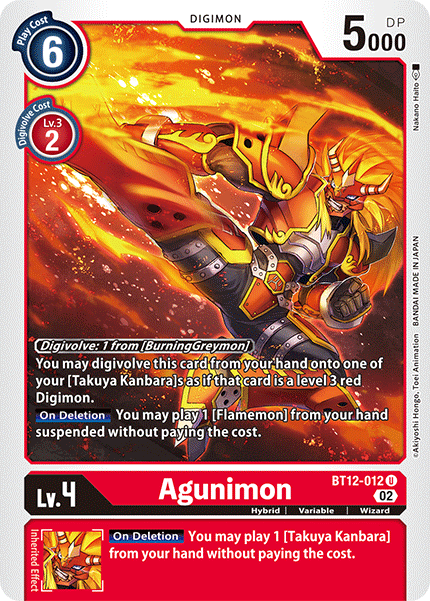 Agunimon - BT12-012