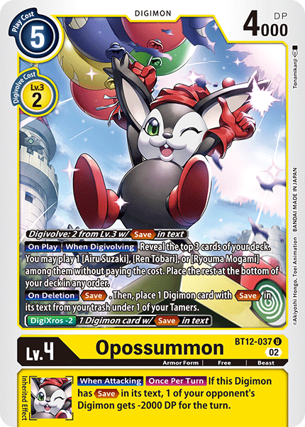 Opossummon - BT12-037