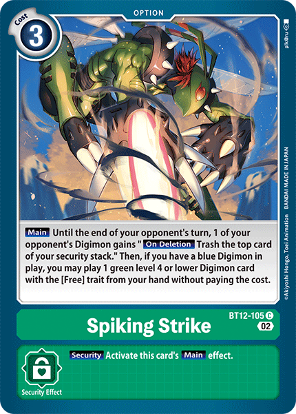 Spiking Strike - BT12-105