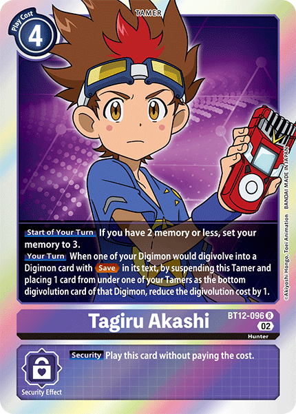 Tagiru Akashi - BT12-096