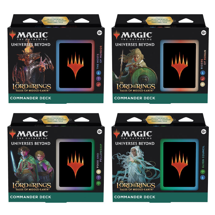 MTG - The Lord of the Rings: Tales of Middle-earth Commander Decks Set of 4