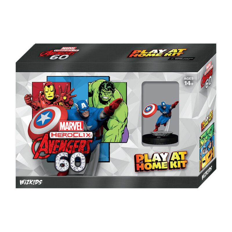 HeroClix - Avengers 60th Anniversary Play at Home Kit - Captain America