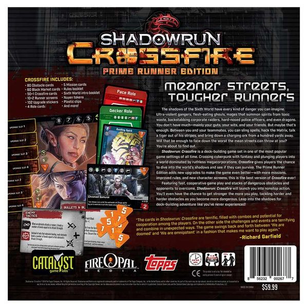 Shadowrun Crossfire Prime Runner Edition