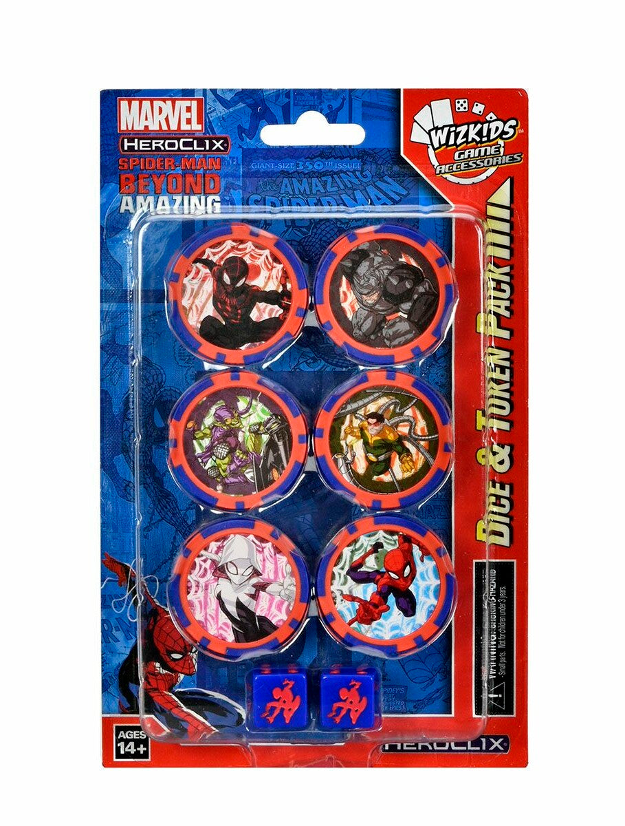 HeroClix - Dice & Token Pack - Spider-Man Beyond Amazing